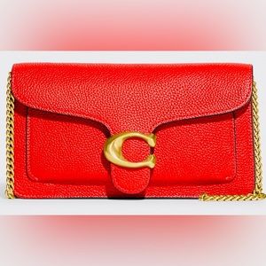 Coach tabby chain clutch